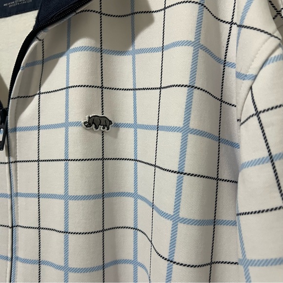 Ecko Unlimited White and Blue Checked Zipup - Picture 3 of 9